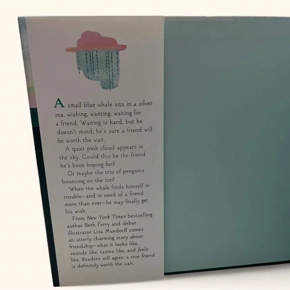 A Small Blue Whale Baby & Toddler Picture Book on Waiting & Friendship Hardcover - Picture 5 of 10